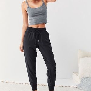 Black URBAN OUTFITTERS drawstring light joggers